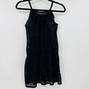 Justice Mesh Girls Cover Up Size 16 Black